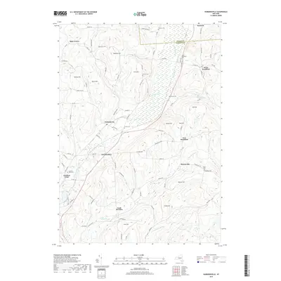 2019 Map of Hubbardsville, 2019 Print