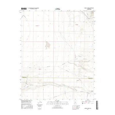 2017 Map of Hubbell Spring, 2017 Print