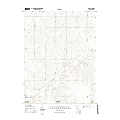 2014 Map of Hubbell, 2014 Print