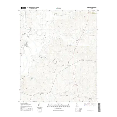 2014 Map of Hubbertville, 2014 Print