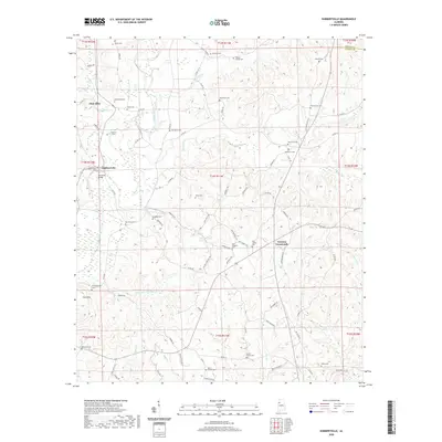 2020 Map of Hubbertville, 2020 Print