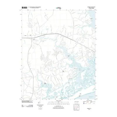 2010 Map of Hubert, 2010 Print