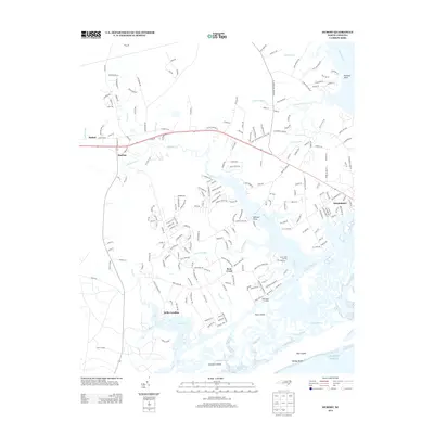 2013 Map of Hubert, 2013 Print