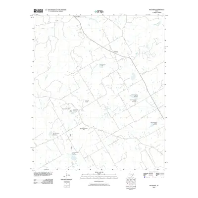 2010 Map of Huckabay, 2010 Print