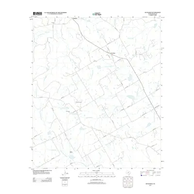 2012 Map of Huckabay, 2012 Print