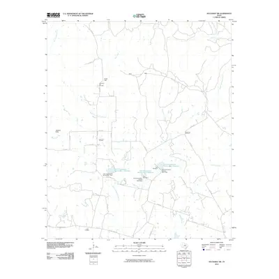 2010 Map of Huckabay SW, 2010 Print