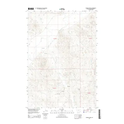2014 Map of Huckins School, 2014 Print