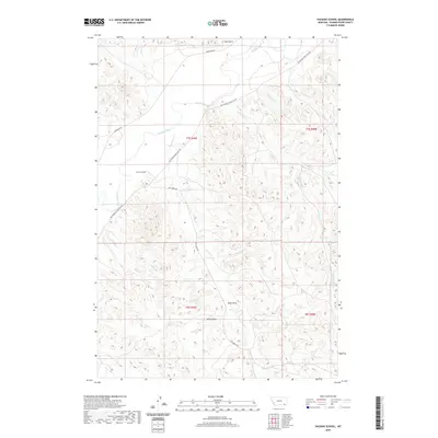 2020 Map of Huckins School, 2020 Print