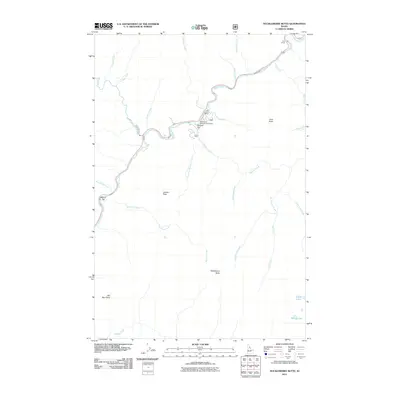 2011 Map of Huckleberry Butte, 2011 Print