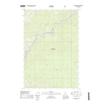 2020 Map of Huckleberry Butte, 2020 Print