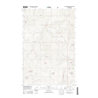 2013 Map of Huckleberry Mountain, 2013 Print