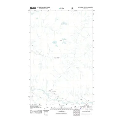 2011 Map of Huckleberry Mountain, 2011 Print
