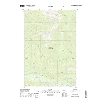 2020 Map of Huckleberry Mountain, 2020 Print