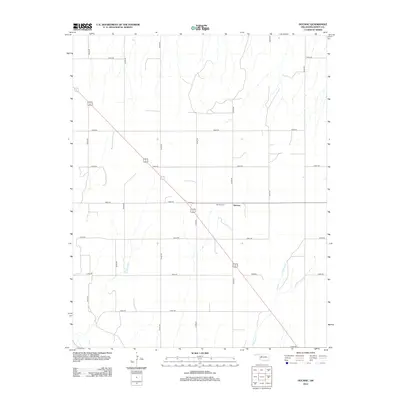 2012 Map of Hucmac, 2012 Print