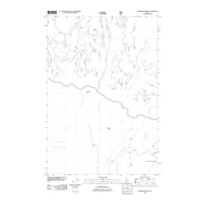 2011 Map of Huddleson Bluff, 2011 Print