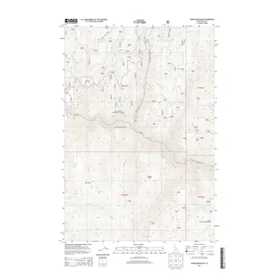 2013 Map of Huddleson Bluff, 2013 Print