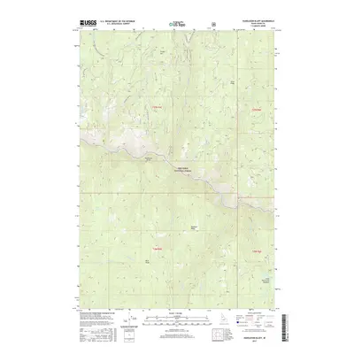 2017 Map of Huddleson Bluff, 2017 Print