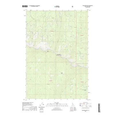2020 Map of Huddleson Bluff, 2020 Print