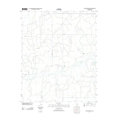 2012 Map of Hudgens Ranch, 2012 Print