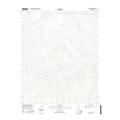 2016 Map of Hudgens Ranch, 2016 Print