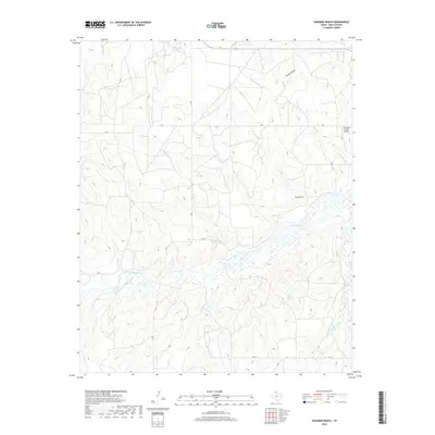 2019 Map of Hudgens Ranch, 2019 Print