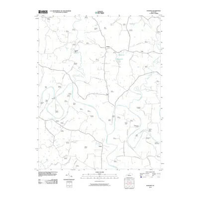 2010 Map of Hudgins, 2010 Print