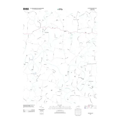 2013 Map of Hudgins, 2013 Print