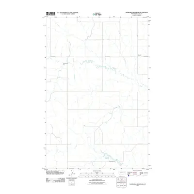 2011 Map of Hudiburgh Reservoir, 2011 Print