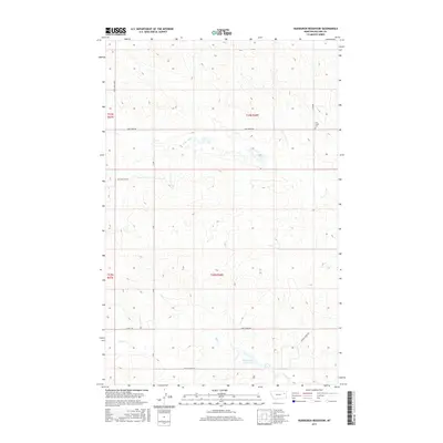 2017 Map of Hudiburgh Reservoir, 2017 Print