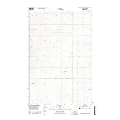 2014 Map of Hudiburgh Reservoir NW, 2014 Print