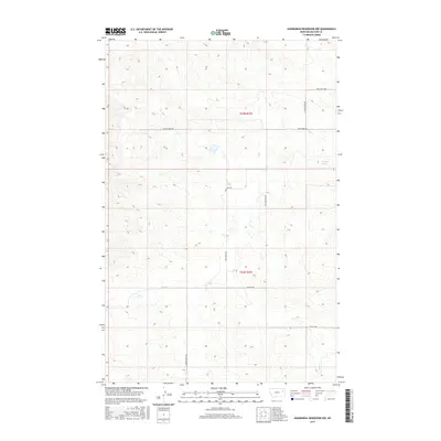 2017 Map of Hudiburgh Reservoir NW, 2017 Print
