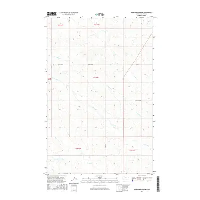 2017 Map of Hudiburgh Reservoir SE, 2017 Print