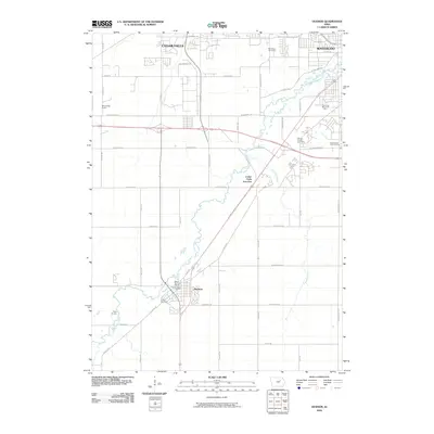 2010 Map of Hudson, 2010 Print