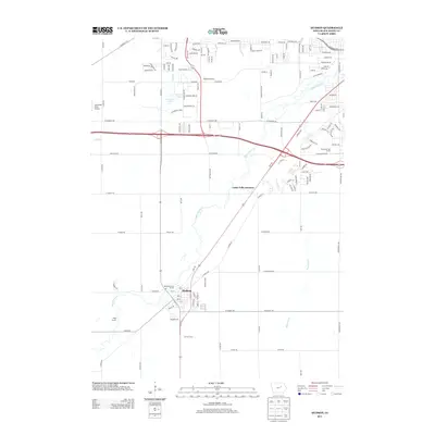 2013 Map of Hudson, 2013 Print
