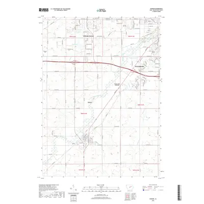 2018 Map of Hudson, 2018 Print