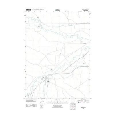 2012 Map of Hudson, 2012 Print