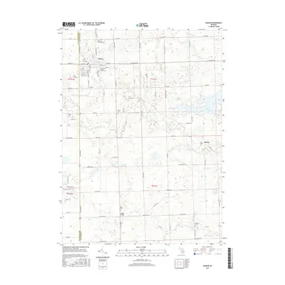 2017 Map of Hudson, 2017 Print