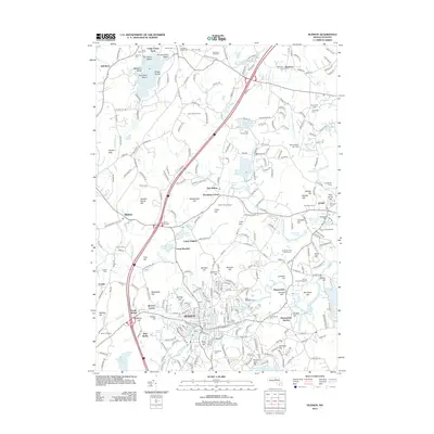 2012 Map of Hudson, 2012 Print