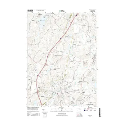 2015 Map of Hudson, 2015 Print