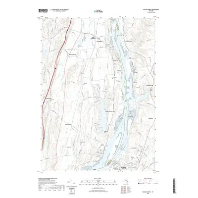 2019 Map of Hudson North, 2019 Print