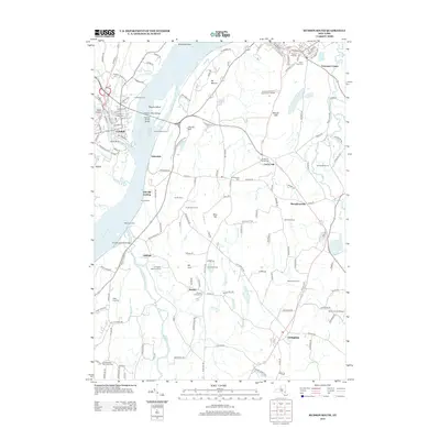 2013 Map of Hudson South, 2013 Print