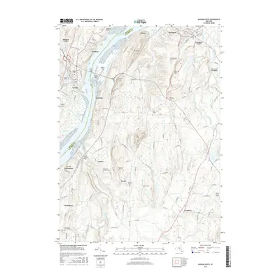 2016 Map of Hudson South, 2016 Print