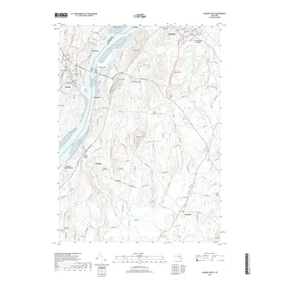 2019 Map of Hudson South, 2019 Print
