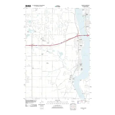2010 Map of Hudson, 2010 Print