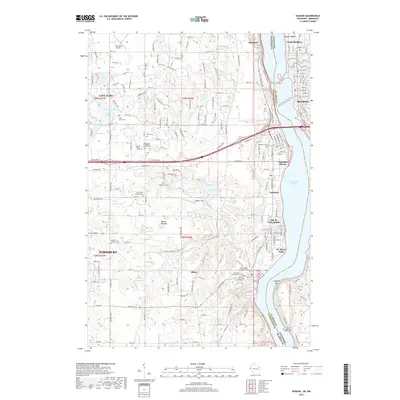 2019 Map of Hudson, 2019 Print