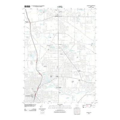 2010 Map of Hudson, 2010 Print