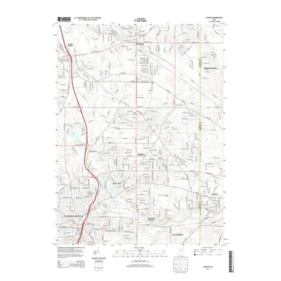 2013 Map of Hudson, 2013 Print