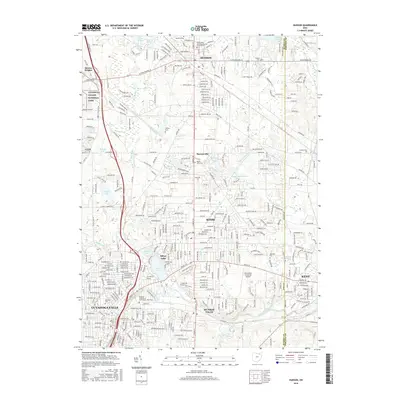 2016 Map of Hudson, 2016 Print