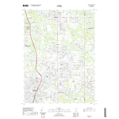 2019 Map of Hudson, 2019 Print