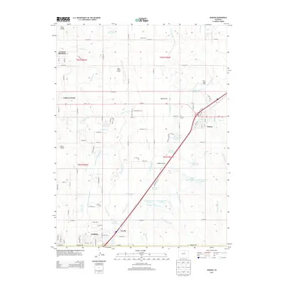 2013 Map of Hudson, 2013 Print